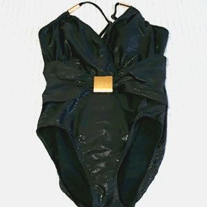 CLEARANCE:  One piece bathing suit Black size 10